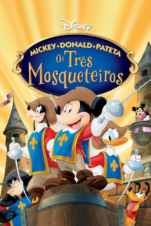 Capa de Mickey, Donald e Pateta: Os Três Mosqueteiros