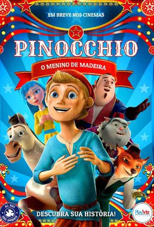 Capa de Pinocchio: O Menino de Madeira