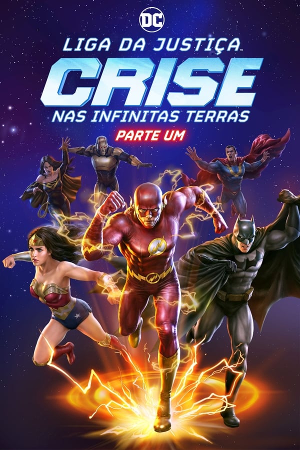 Capa de Liga da Justiça: Crise nas Infinitas Terras - Parte Um