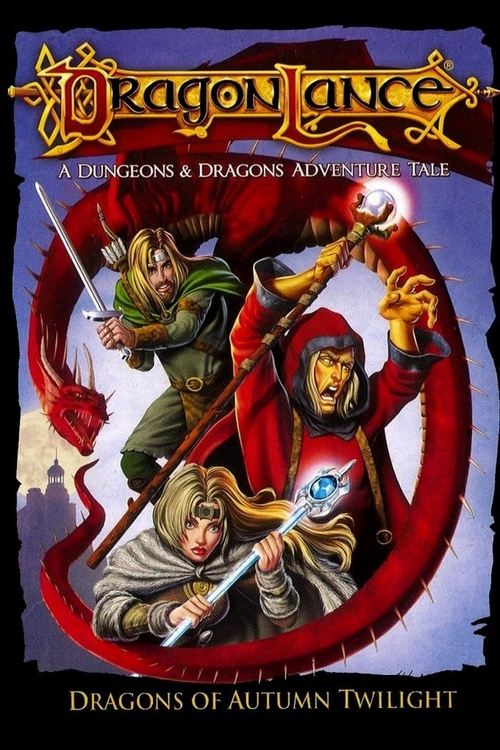 Capa de Dragonlance: Dragões do Crepúsculo do Outono