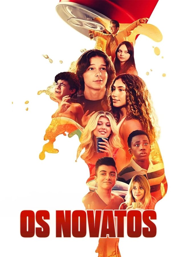 Capa de Os Novatos