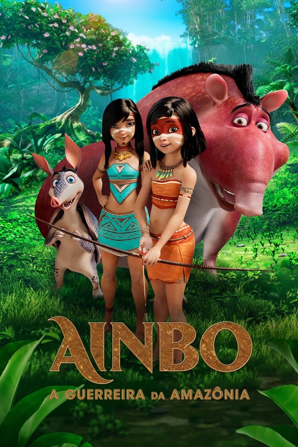 Capa de Ainbo: A Guerreira da Amazônia