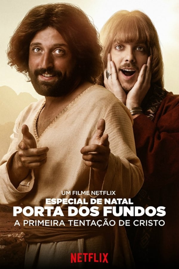Capa de Especial de Natal Porta dos Fundos: A Primeira Tentação de Cristo